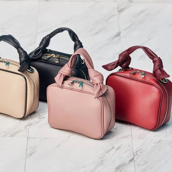 Sole Society Douga Burgundy Red Square Zipper Adjustable Crossbody Handbag - Picture 16 of 16